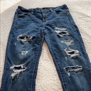 American Eagle Ripped Skinny Jeans